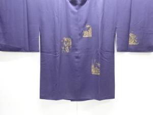 草花模様絵羽道行コート